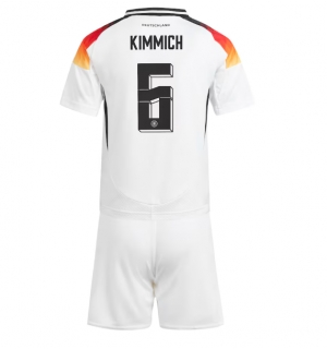 Tyskland Joshua Kimmich #6 Hjemmedraktsett Barn EM 2024 Kortermet (+ Korte bukser)