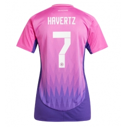 Tyskland Kai Havertz #7 Bortedrakt Dame EM 2024 Kortermet