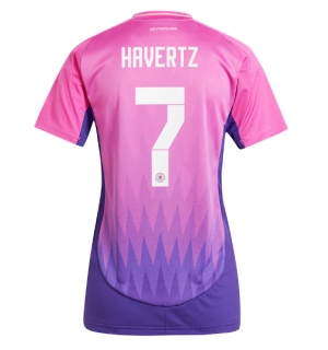 Tyskland Kai Havertz #7 Bortedrakt Dame EM 2024 Kortermet
