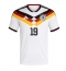 Tyskland Leroy Sane #19 Hjemmedrakt VM 2026 Kortermet Tyskland Leroy Sane #19 Hjemmedrakt VM 2026 Kortermet