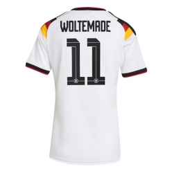 Tyskland Nick Woltemade #11 Hjemmedrakt Dame VM 2026 Kortermet