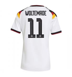 Tyskland Nick Woltemade #11 Hjemmedrakt Dame VM 2026 Kortermet
