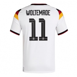Tyskland Nick Woltemade #11 Hjemmedrakt VM 2026 Kortermet