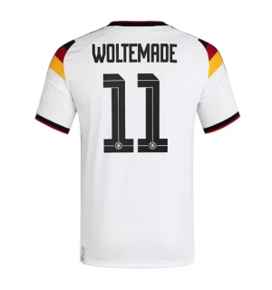 Tyskland Nick Woltemade #11 Hjemmedrakt VM 2026 Kortermet