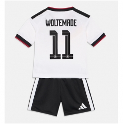 Tyskland Nick Woltemade #11 Hjemmedraktsett Barn VM 2026 Kortermet (+ Korte bukser)
