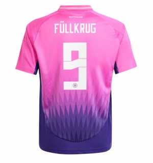 Tyskland Niclas Fullkrug #9 Bortedrakt EM 2024 Kortermet