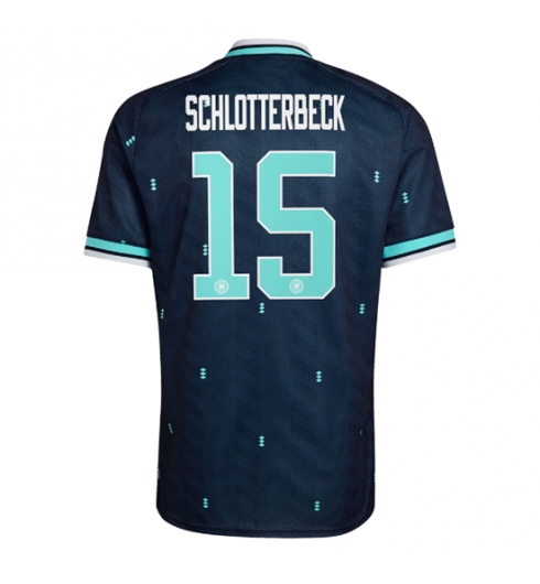 Tyskland Nico Schlotterbeck #15 Bortedrakt VM 2026 Kortermet Tyskland Nico Schlotterbeck #15 Bortedrakt VM 2026 Kortermet