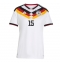 Tyskland Nico Schlotterbeck #15 Hjemmedrakt Dame VM 2026 Kortermet Tyskland Nico Schlotterbeck #15 Hjemmedrakt Dame VM 2026 Kortermet