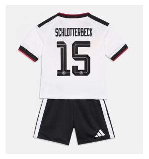 Tyskland Nico Schlotterbeck #15 Hjemmedraktsett Barn VM 2026 Kortermet (+ Korte bukser)