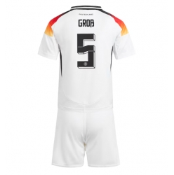 Tyskland Pascal Gross #5 Hjemmedraktsett Barn EM 2024 Kortermet (+ Korte bukser)