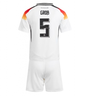 Tyskland Pascal Gross #5 Hjemmedraktsett Barn EM 2024 Kortermet (+ Korte bukser)