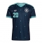 Tyskland Serge Gnabry #20 Bortedrakt VM 2026 Kortermet Tyskland Serge Gnabry #20 Bortedrakt VM 2026 Kortermet