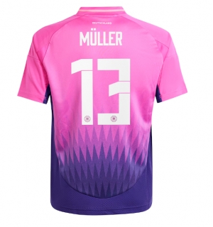 Tyskland Thomas Muller #13 Bortedrakt EM 2024 Kortermet