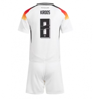 Tyskland Toni Kroos #8 Hjemmedraktsett Barn EM 2024 Kortermet (+ Korte bukser)