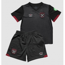 West Ham United Bortedraktsett Barn 2024-25 Kortermet (+ Korte bukser)