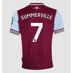 West Ham United Crysencio Summerville #7 Hjemmedrakt 2024-25 Kortermet