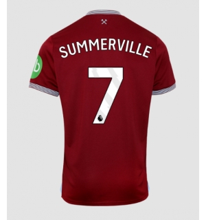 West Ham United Crysencio Summerville #7 Hjemmedrakt 2025-26 Kortermet