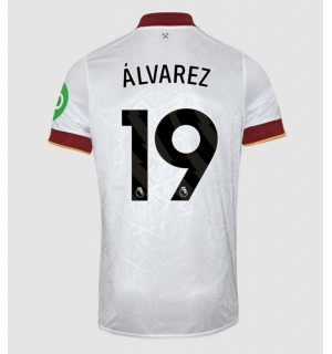 West Ham United Edson Alvarez #19 Tredjedrakt 2024-25 Kortermet