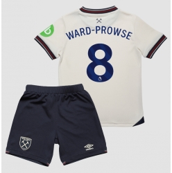 West Ham United James Ward-Prowse #8 Bortedraktsett Barn 2025-26 Kortermet (+ Korte bukser)