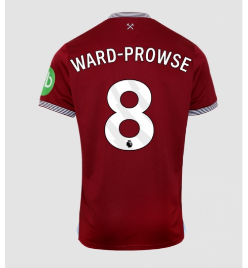 West Ham United James Ward-Prowse #8 Hjemmedrakt 2025-26 Kortermet West Ham United James Ward-Prowse #8 Hjemmedrakt 2025-26 Kortermet