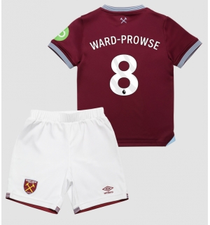 West Ham United James Ward-Prowse #8 Hjemmedraktsett Barn 2025-26 Kortermet (+ Korte bukser)