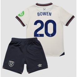 West Ham United Jarrod Bowen #20 Bortedraktsett Barn 2025-26 Kortermet (+ Korte bukser)