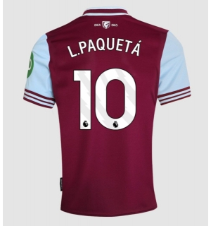 West Ham United Lucas Paqueta #10 Hjemmedrakt 2024-25 Kortermet