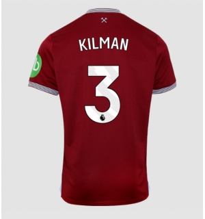 West Ham United Max Kilman #3 Hjemmedrakt 2025-26 Kortermet