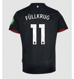 West Ham United Niclas Fullkrug #11 Bortedrakt 2024-25 Kortermet