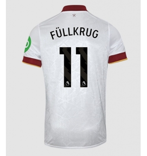 West Ham United Niclas Fullkrug #11 Tredjedrakt 2024-25 Kortermet