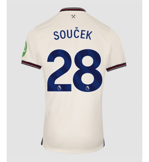 West Ham United Tomas Soucek #28 Bortedrakt 2025-26 Kortermet West Ham United Tomas Soucek #28 Bortedrakt 2025-26 Kortermet