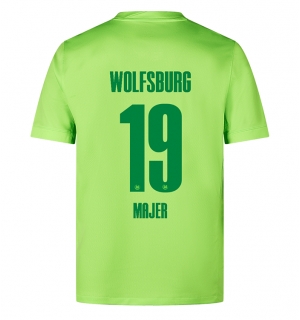 Wolfsburg Lovro Majer #19 Hjemmedrakt 2024-25 Kortermet