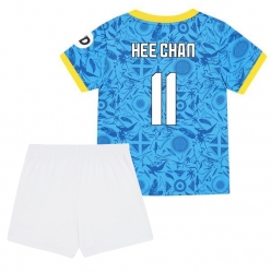 Wolves Hee-chan Hwang #11 Tredjedraktsett Barn 2025-26 Kortermet (+ Korte bukser)