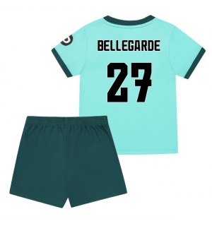 Wolves Jean-Ricner Bellegarde #27 Bortedraktsett Barn 2025-26 Kortermet (+ Korte bukser)