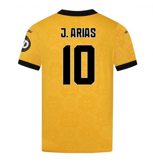 Wolves Jhon Arias #10 Hjemmedrakt 2025-26 Kortermet Wolves Jhon Arias #10 Hjemmedrakt 2025-26 Kortermet