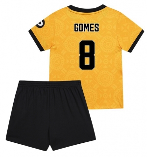 Wolves Joao Gomes #8 Hjemmedraktsett Barn 2025-26 Kortermet (+ Korte bukser)