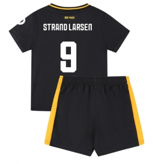 Wolves Jorgen Strand Larsen #9 Bortedraktsett Barn 2024-25 Kortermet (+ Korte bukser)