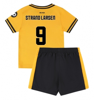 Wolves Jorgen Strand Larsen #9 Hjemmedraktsett Barn 2024-25 Kortermet (+ Korte bukser)