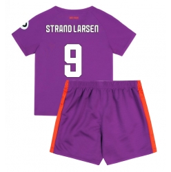 Wolves Jorgen Strand Larsen #9 Tredjedraktsett Barn 2024-25 Kortermet (+ Korte bukser)