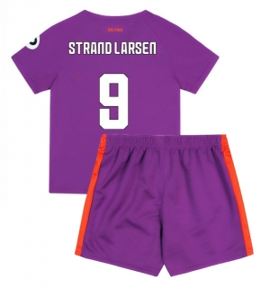 Wolves Jorgen Strand Larsen #9 Tredjedraktsett Barn 2024-25 Kortermet (+ Korte bukser)