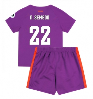 Wolves Nelson Semedo #22 Tredjedraktsett Barn 2024-25 Kortermet (+ Korte bukser)