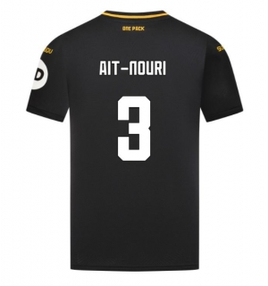 Wolves Rayan Ait-Nouri #3 Bortedrakt 2024-25 Kortermet