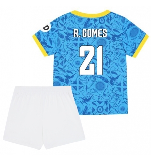 Wolves Rodrigo Gomes #21 Tredjedraktsett Barn 2025-26 Kortermet (+ Korte bukser)