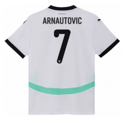 Østerrike Marko Arnautovic #7 Bortedrakt Dame EM 2024 Kortermet