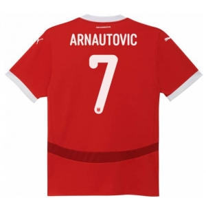 Østerrike Marko Arnautovic #7 Hjemmedrakt EM 2024 Kortermet