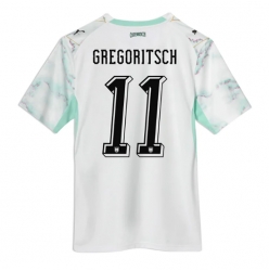 Østerrike Michael Gregoritsch #11 Bortedrakt VM 2026 Kortermet