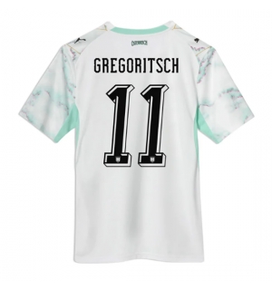 Østerrike Michael Gregoritsch #11 Bortedrakt VM 2026 Kortermet