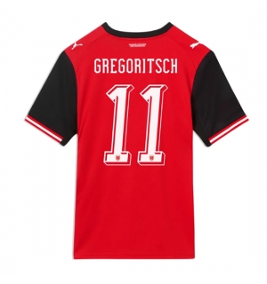 Østerrike Michael Gregoritsch #11 Hjemmedrakt VM 2026 Kortermet